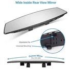 Verivue Universal Panoramic 12-INCH Rear View Mirror, Anti-glare Wide Angle New. Price: $17.00.