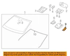 Gm Oem 13-16 Srx Windshield Glass-access Cover 22958157 New. Price: $32.08.