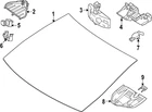 Genuine Mercedes-benz Cover Rain Light Sensor 214-821-01-00-9051 New. Price: $27.23.