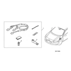 08V03-SZT-100 Mirror, Interior Attachment Kit (08 100) For Honda New. Price: $86.49.