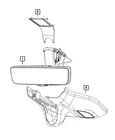 Genuine Mopar Inside Rear View Mirror 68429315AB New. Price: $55.19.