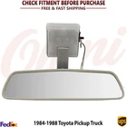 New Inside Rear View Mirror W/ Light For 1984-1988 Toyota Pickup Truck TO2950103. Price: $34.15.