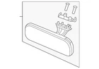 Genuine Honda Mirror Rear-view 76400-3A0-A23 New. Price: $188.85.