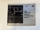 Original Genuine Oem 1983 Bmw 733I Electrical Troubleshooting Service Manual Used. Price: $75.00.