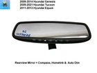 27202013A 09 - 14 Hyundai Genesis Rearview Mirror + Compass Homelink Auto Dim Used. Price: $59.00.