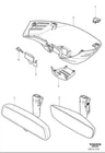 Volvo 32244493 Interior Rear View Mirror New. Price: $7.23.