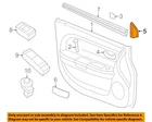 Chrysler Oem 11-14 200 Front Door Interior Trim-mirror Cover 1TA20DX9AE New. Price: $55.04.