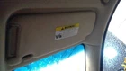 Passenger Visor Illuminated With Sunroof Fits 10-12 Santa Fe 5337072 Used. Price: $95.00.