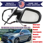 For Mercedes-benz GLE63 Amg 2021 2022 Black Left Driver Mirror Blind Spot New. Price: $196.17.