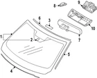 Genuine Mitsubishi Lane Assist Cmra Cover 284L8W060P New. Price: $161.50.