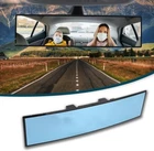 Rear View Mirror For Car, Interior Clip-on 12.1*3.1 Inch, Blue New. Price: $18.99.