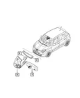 Genuine Mopar Mirror Bezel 5NE26MS7AA New. Price: $51.63.