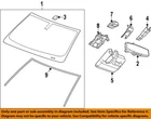 Gm Oem 14-22 Canyon Windshield Glass-mirror Cover Insert 23316901 New. Price: $32.10.