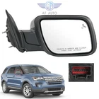 Side Mirror W/ Blind Spot Puddle Lamp Passenger Ford Explorer 2016-2019 New. Price: $104.97.