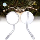 Dreamizer 8MM 10MM Universal Rear View Mirrors Chrome 3" Round New. Price: $45.48.