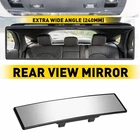 Universal Flat 240MM Wide Clear Interior Clip Rear On View Mirror New. Price: $11.99.