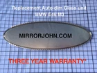Auto-dimming Rearview Mirror Replacement Glass Unit Bmw M3 Csl E46 Oval New. Price: $141.98.