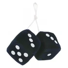 United Pacific C5038K 3" X Black Plush Fuzzy Dice Hotrod Streetrod Musclecar New. Price: $14.98.