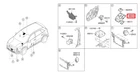 Niro De Rain Sensor-cover 2016-2022 Wagon 1.6L Petrol-genuine New Kia Brand. Price: $37.72.
