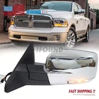 Left Side Mirror For 2013-2019 Ram 1500 Chrome Power Fold+ Heated+temper Sensor New. Price: $126.03.
