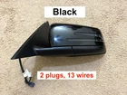 2010-2011 Mercedes-benz W204 C300 Driver Left Side Mirror Auto Dim Black 13 Wire Used. Price: $110.00.