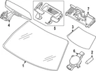 Genuine Bmw Mirror Inside 51-16-5-B79-BA9 New. Price: $861.72.
