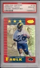 1999 Leaf Certified 3* Mirror Red Marshall Faulk #175 PSA10 Extremely Rare Graded. Price: $899.00.