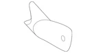 Genuine Nissan Interior Rear View Mirror Cover 96329-7JA0B New. Price: $11.65.