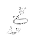 Genuine Mopar Inside Rear View Mirror 68347420AB New. Price: $154.88.