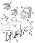 Genuine Mopar Inside Rear View Mirror 68203591AD New. Price: $314.82.