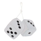 United Pacific C5038W 3-IN X Classic Fuzzy Dice White 1 New. Price: $13.25.