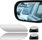 2 Pcs Blind Spot Mirrors, Hd Glass Convex 360 Wide Angle 4.64 Inch, Silver New. Price: $15.50.