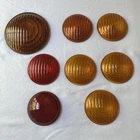 Vtg 1940S 50S Kopp Arrow Glass Tail Light Marker Lens Lot Rat Rod Chevy Ford Used. Price: $99.00.