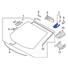 For Toyota Corolla Cross 23-26 Front Interior Rear View Mirror Cover New. Price: $81.77.