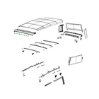 Mopar 68399057AA Interior Rear View Mirror Screw New. Price: $20.02.