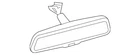 Genuine Mazda Interior Rear View Mirror KD54-69-220C New. Price: $175.98.