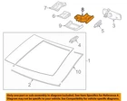 Gm Oem 13-19 Xts Windshield Glass-trim Cover 20942783 New. Price: $20.06.