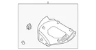 Genuine Ford Interior Rear View Mirror Cover PJ6Z-7803514-AA New. Price: $74.09.