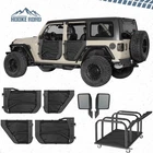 Hooke Road Door Storage Cart Rack View Mirrors For Jeep Wrangler Jl Jt 18-26 4DR New. Price: $399.73.