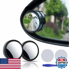 Marlbston 2 Pcs Blind Spot Mirrors Round Hd Glass Convex 360 Wide Angle Side New. Price: $10.89.