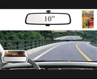 Universal Rear View Mirror Flat Interior Clear Glass 10" Day / Night Kit Glue New. Price: $15.00.