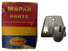New Old Stock Rear View Mirror Bracket For 1955-56 Models Mopar #1579349. Price: $150.00.