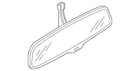 Genuine Audi Interior Rear View Mirror 4F0-857-511-AA-Z62 New. Price: $241.20.