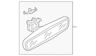 Genuine Volkswagen Mirror Inside 3G0-857-511-AM-9B9 New. Price: $438.49.