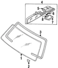 Genuine Mazda Mirror Inside LA85-69-220A-80 New. Price: $20.63.
