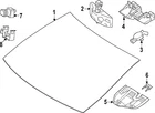 Genuine Mercedes-benz Cover Rain Light Sensor 206-821-65-00-9051 New. Price: $18.90.