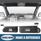Hooke Road Pair Sunvisors Replacement W/mirror For 2003-2006 Jeep Wrangler Tj New. Price: $59.14.