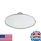 United Pacific Oval Chrome Plated Aluminum Interior Rear View Mirror Glue-on New. Price: $89.13.