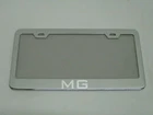 *mg* Mga Mgb Midget Mirror Stainless Steel License Plate Frame W/s.caps (sb) New. Price: $16.15.