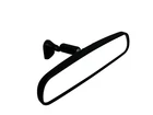 16 - 23 Toyota RAV4 Interior Center Rear View Mirror Glass E11045617 Oem Used. Price: $41.12.